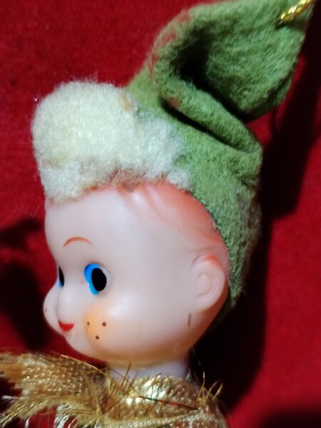 Pereche de Elfi vintage japonezi, decoratiune bradut