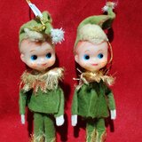 Pereche de Elfi vintage japonezi, decoratiune bradut